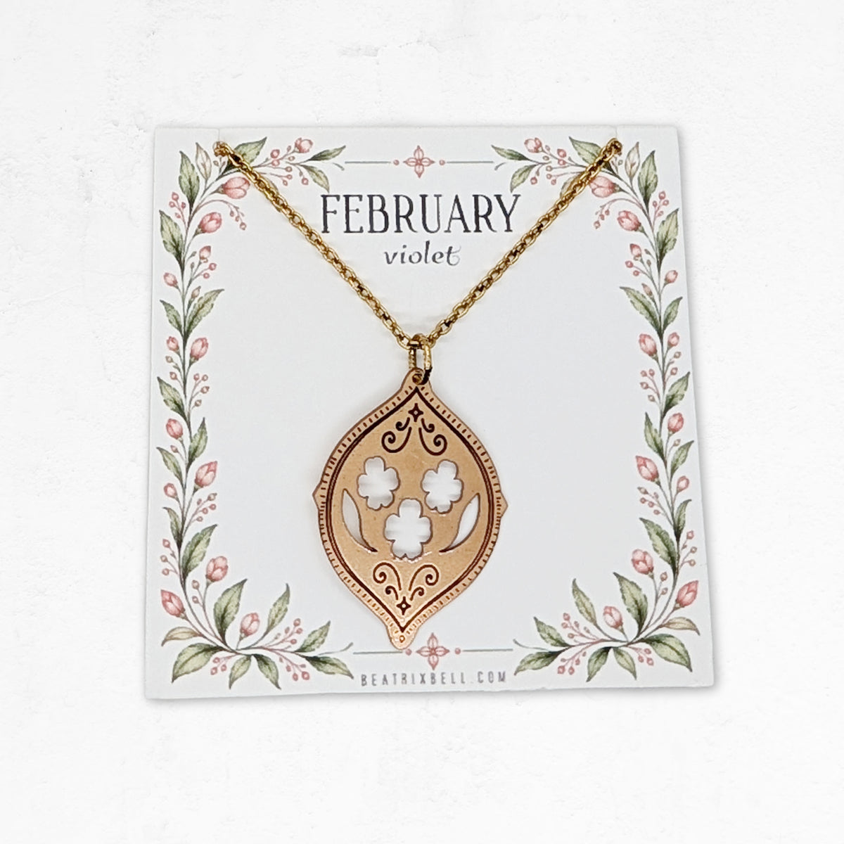 Birth Flower Necklace