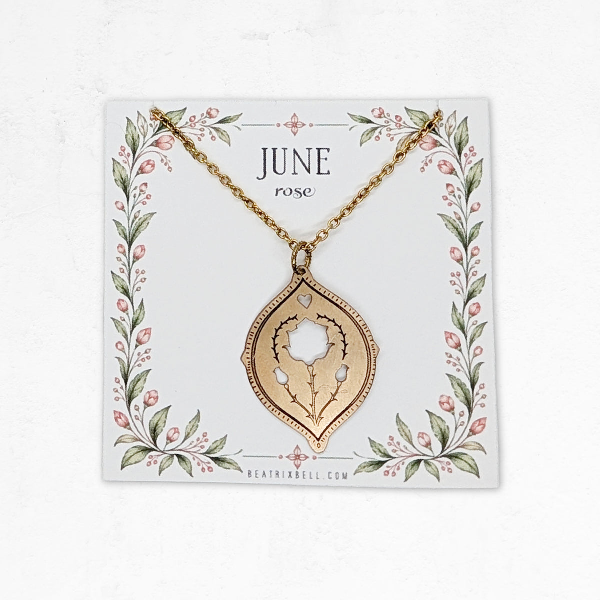 Birth Flower Necklace