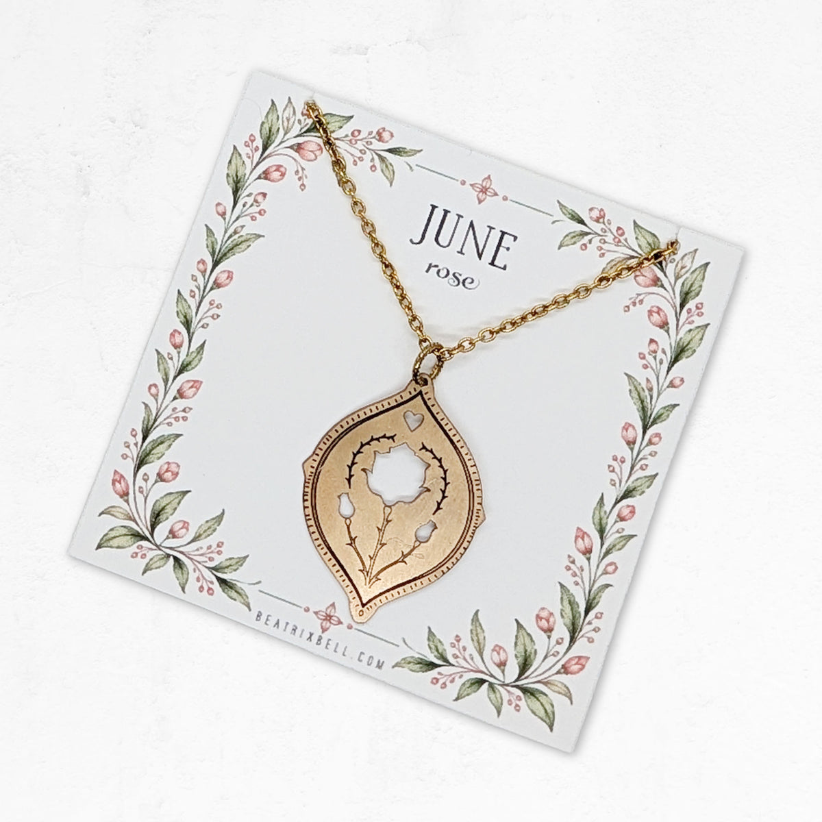Birth Flower Necklace