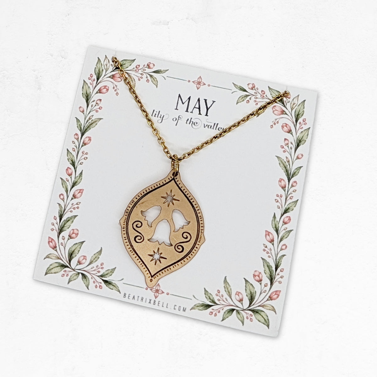 Birth Flower Necklace