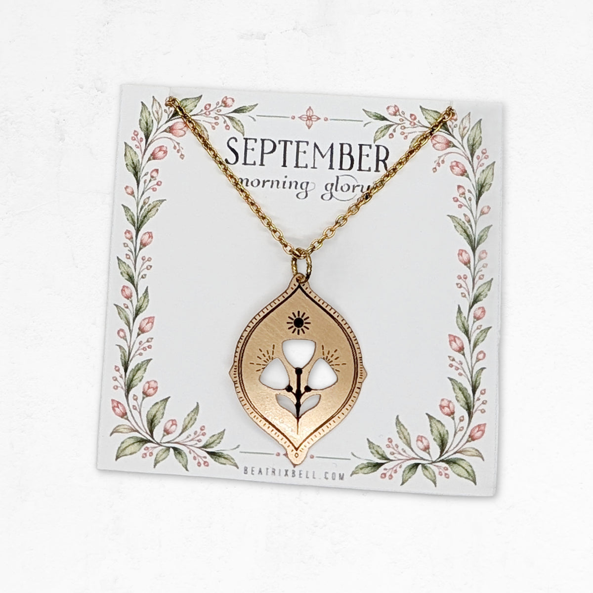 Birth Flower Necklace