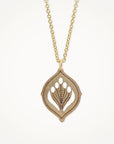 Botanical Floral Pendant Necklaces