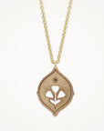 Botanical Floral Pendant Necklaces