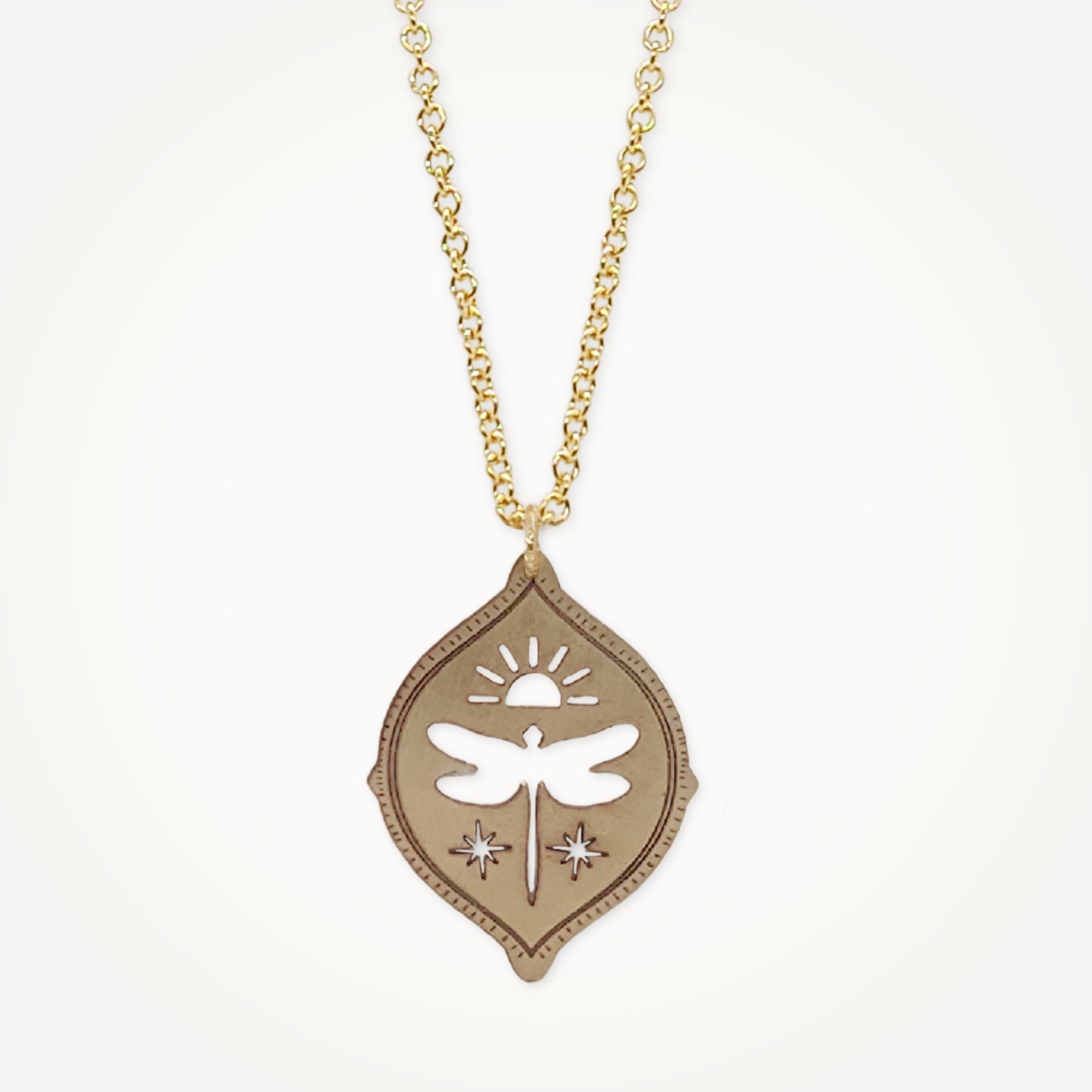 Botanical Floral Pendant Necklaces