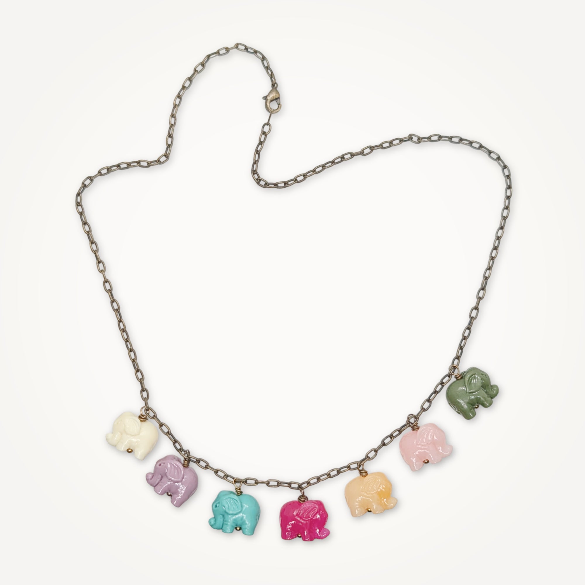 Charms Necklace • Elephants on Parade