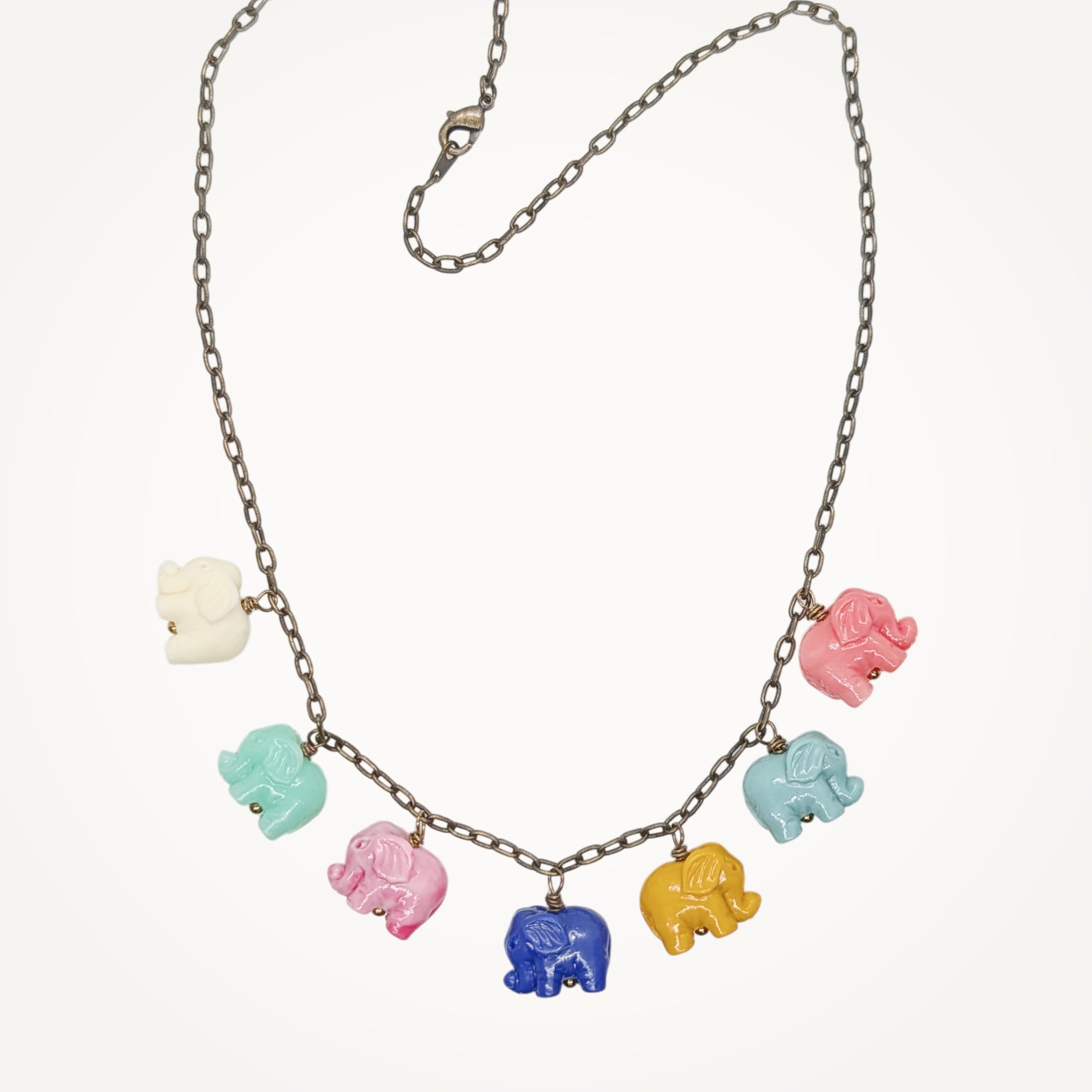 Charms Necklace • Elephants on Parade