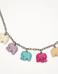 Charms Necklace • Elephants on Parade