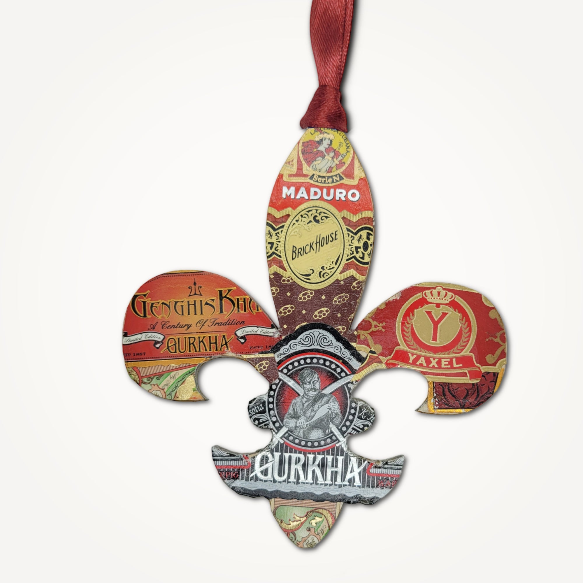Fleur De Lis Cigar Ornament