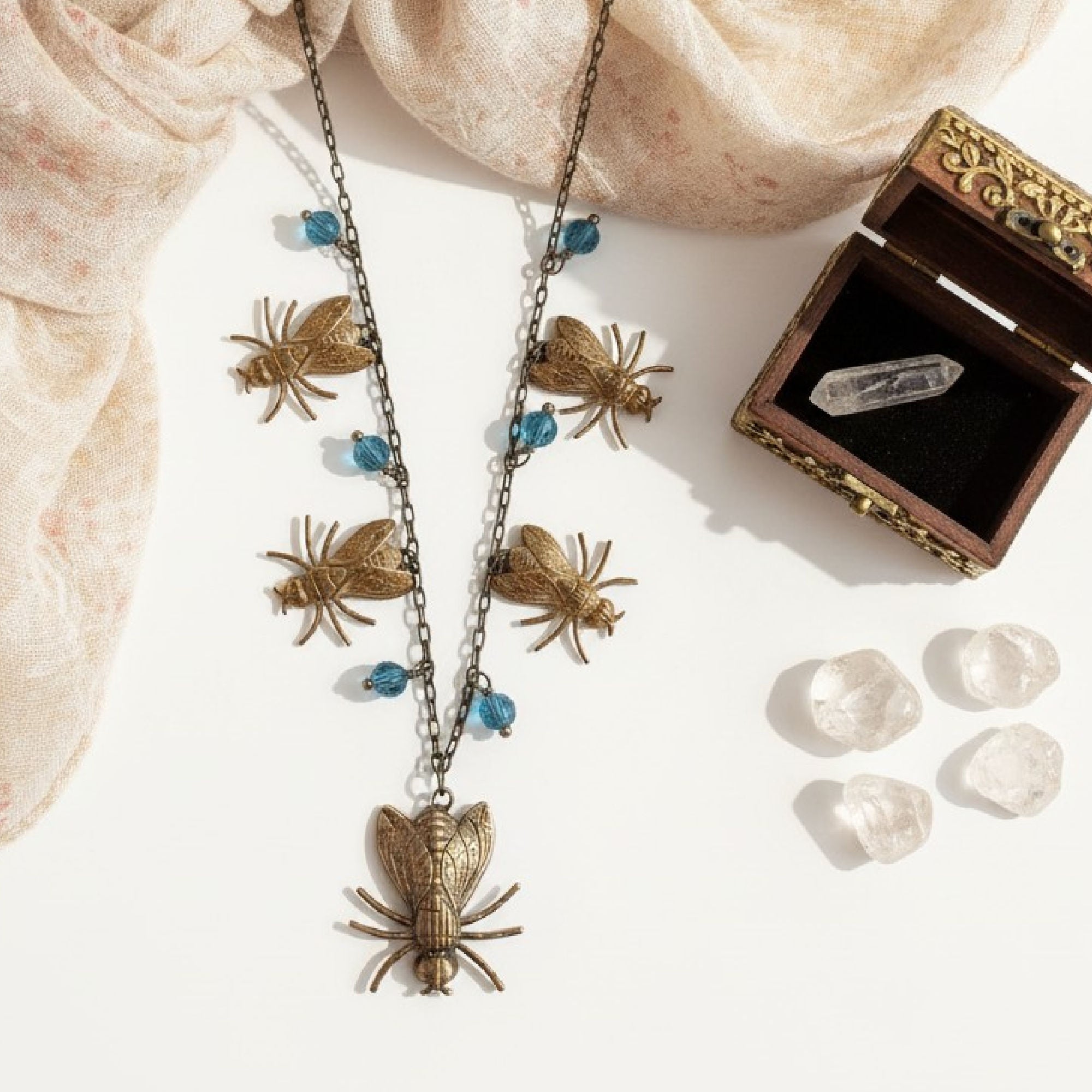 Curious Flight Necklace • Indicolite Crystals