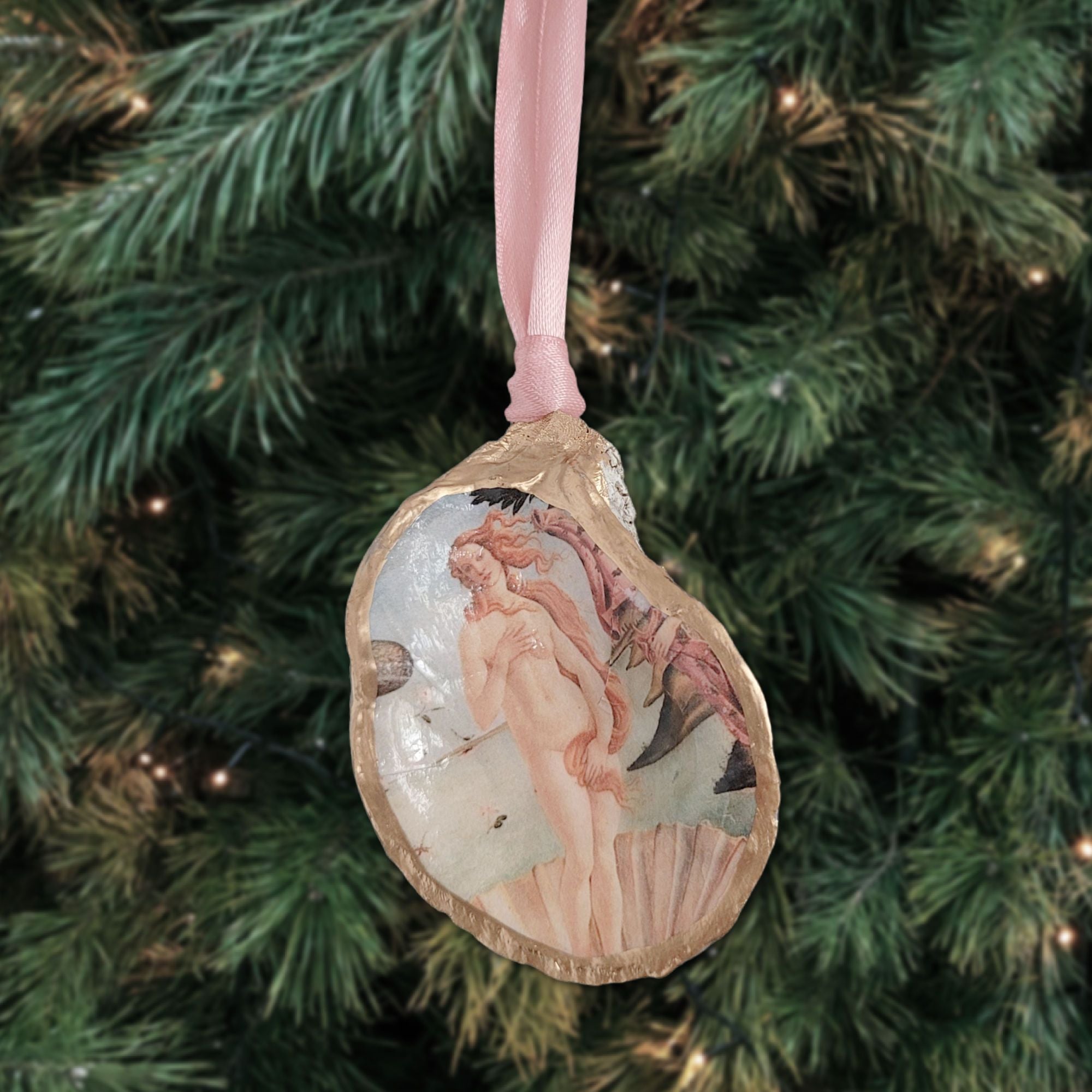 Birth of Venus Ornament • Oyster Shell