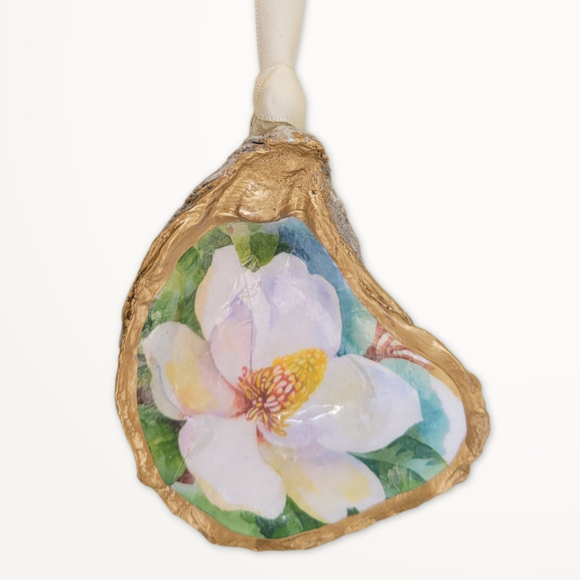 Magnolia Ornament • Oyster Shell