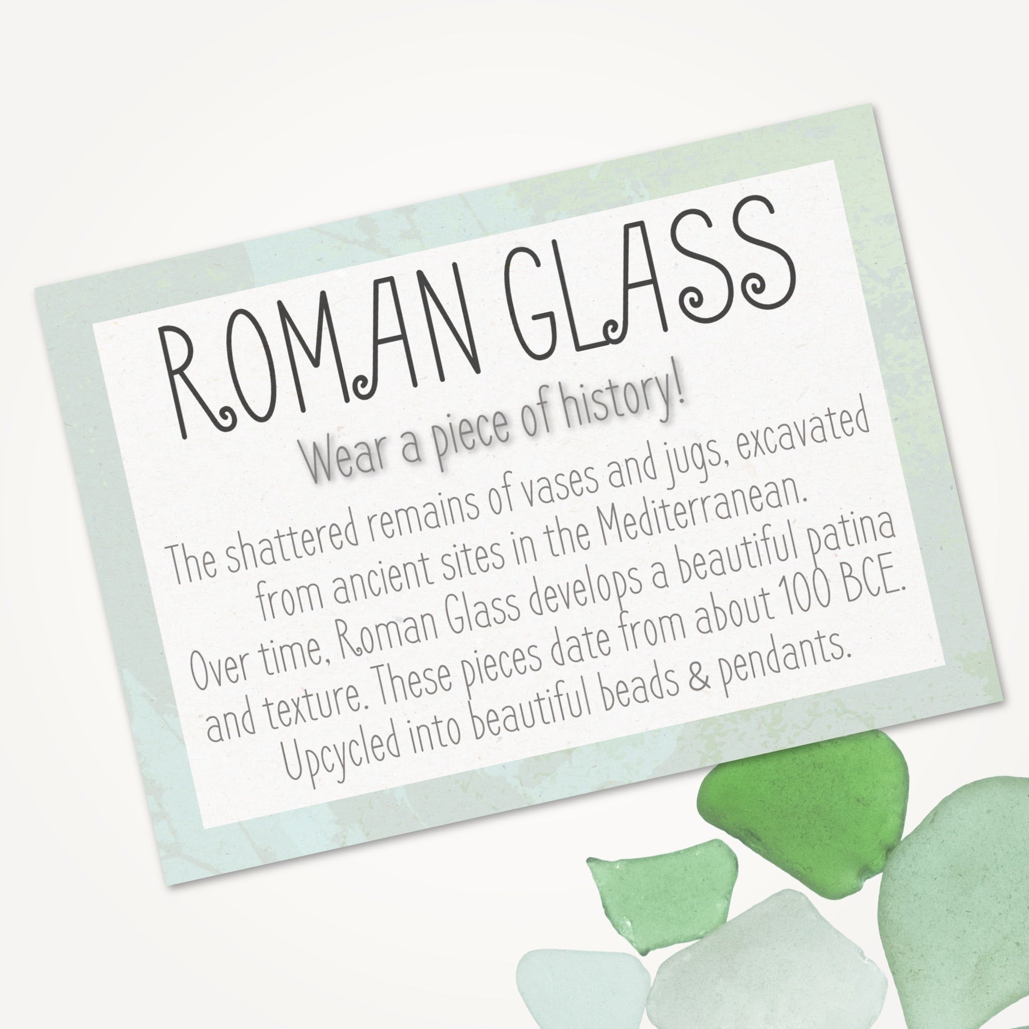 Roman Glass Necklace • Faustina