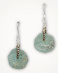 Roman Glass Earrings • Medallion