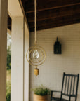 Meridian Crystal Suncatcher with Bell