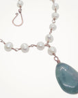 African Jade Pearl Necklace