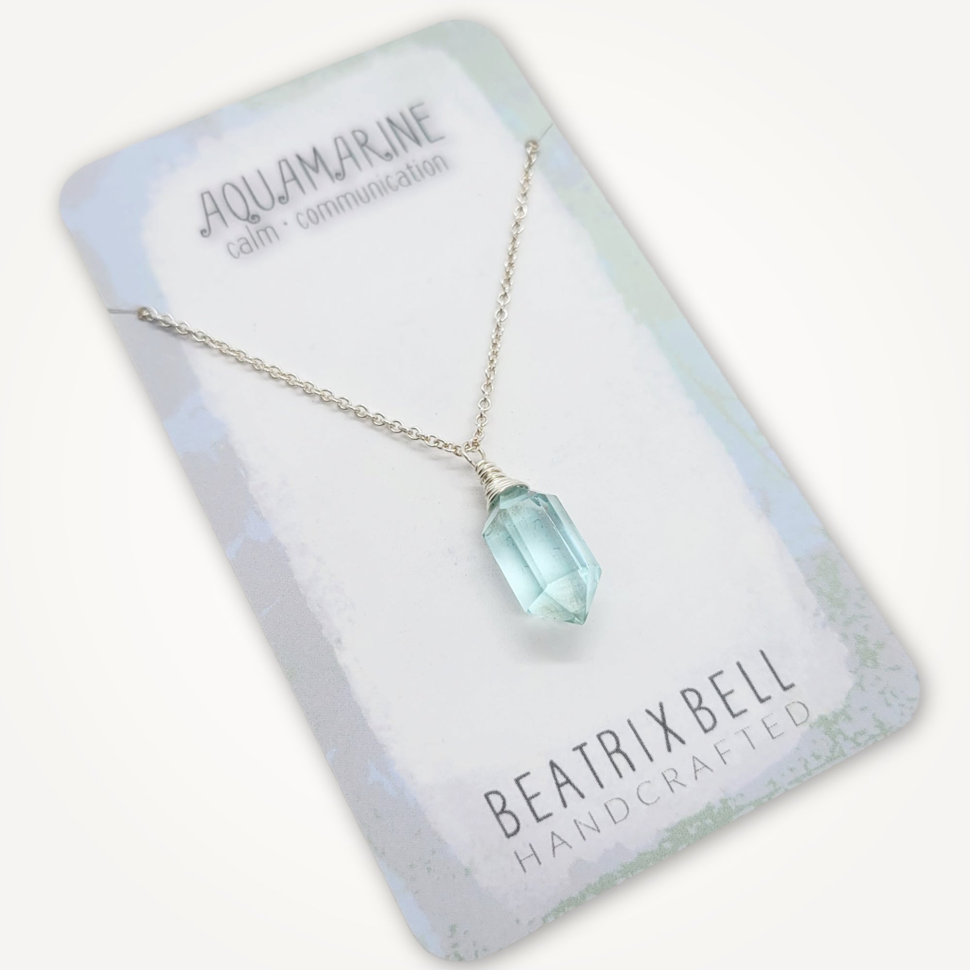 Hexa Crystal Necklace • Choice of Gemstone