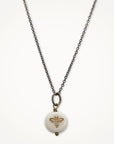 Simple Bee Pendant Necklace