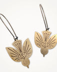 Inscribed Birds of Passage Earrings