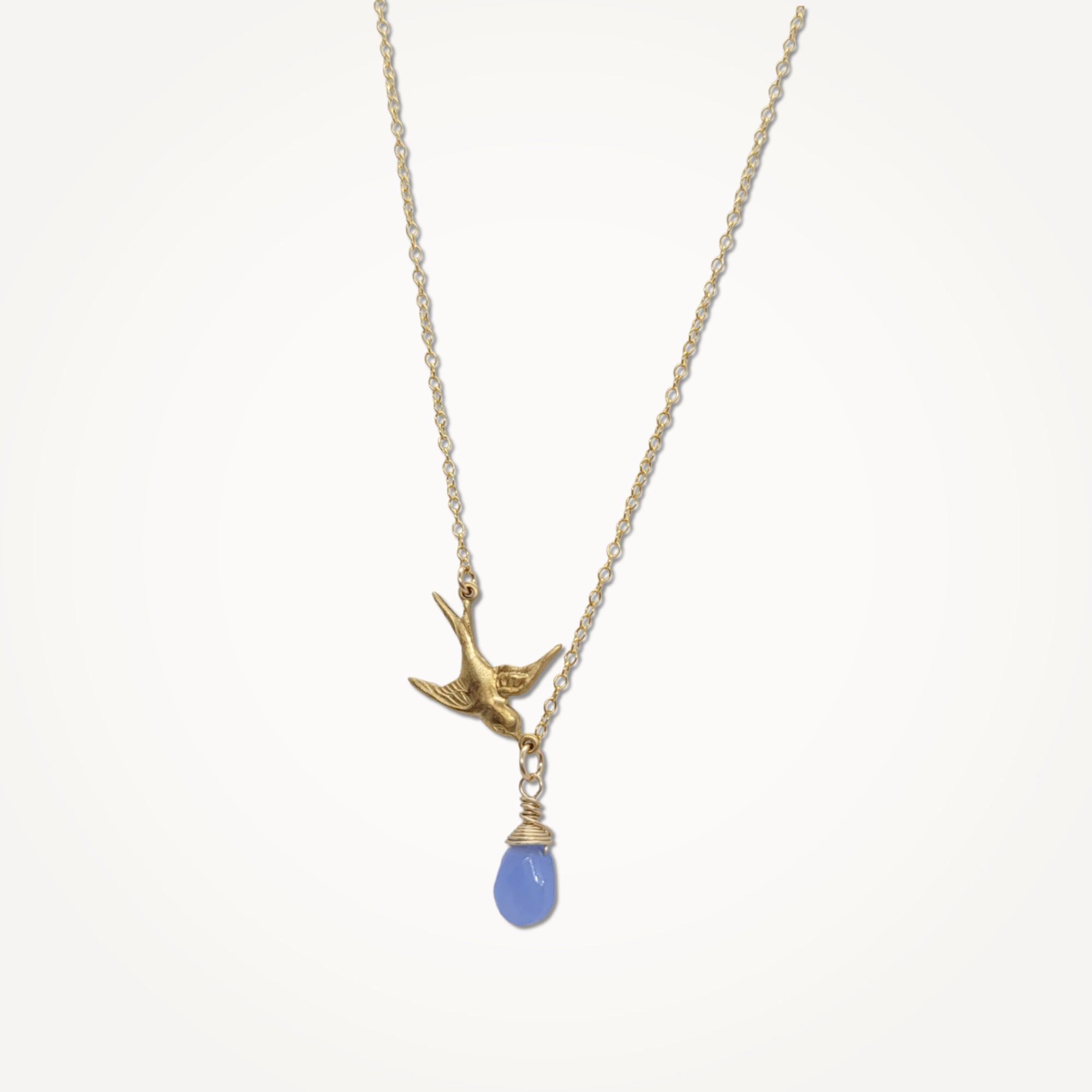 Bird Necklace • Blue Skies