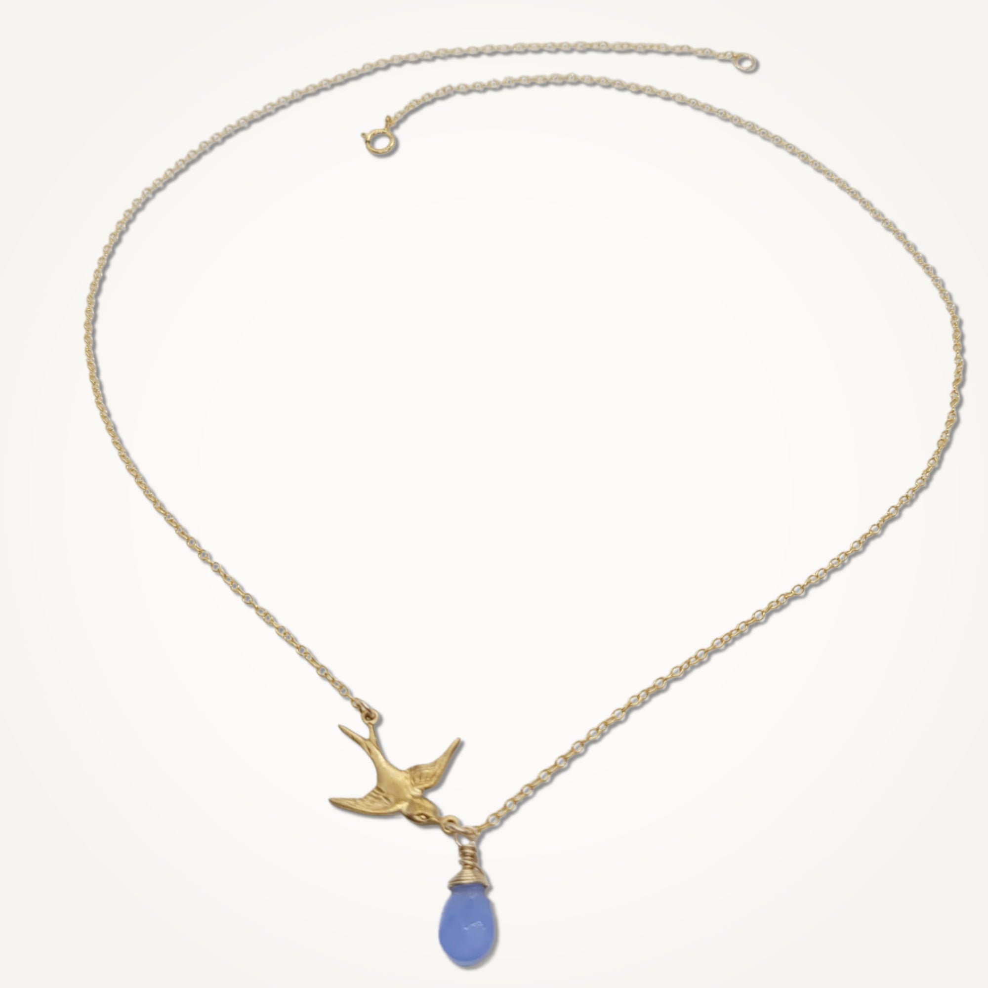 Bird Necklace • Blue Skies