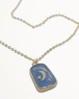 Blue Moon Gemstone Necklace