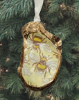 Bumble Bee Ornament • Oyster Shell