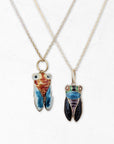 Enamel Cicada Necklace