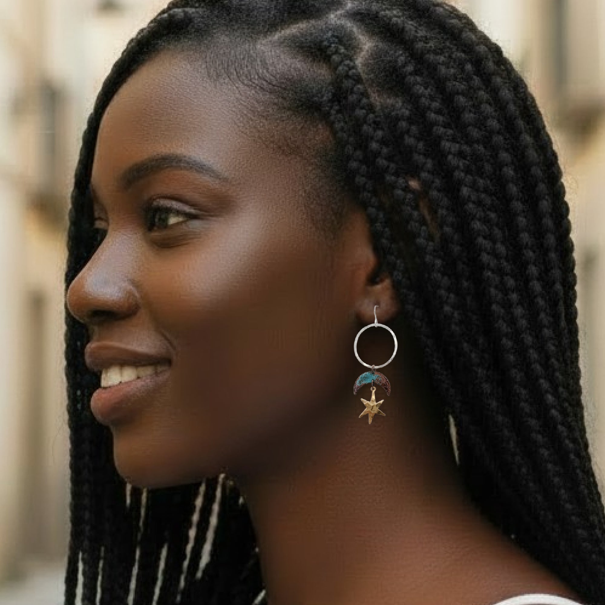 Circle of the Moon Earrings