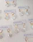 Baroque Freshwater Coin Pearl Earrings