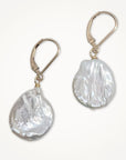 Baroque Freshwater Coin Pearl Earrings