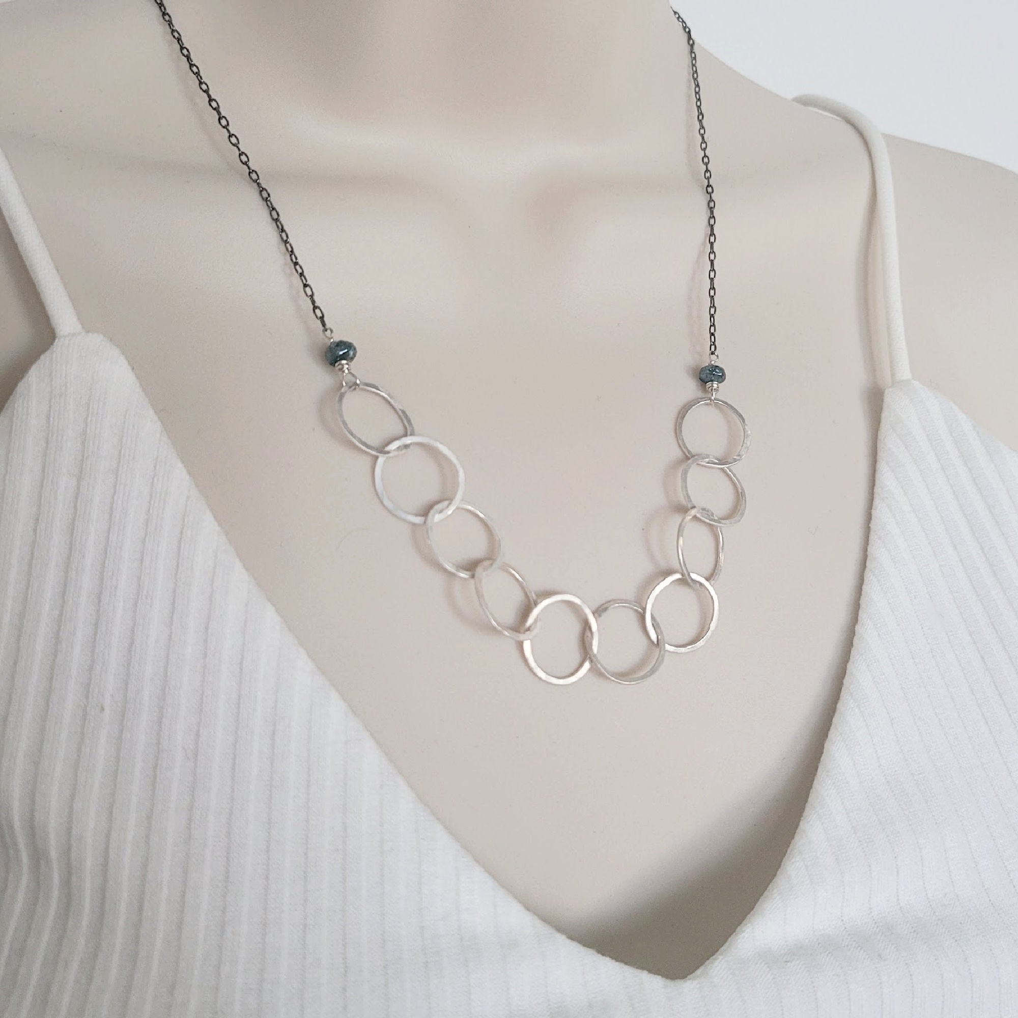 Decade Hoop Necklace