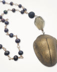 Egyptian Revival Scarab Necklace