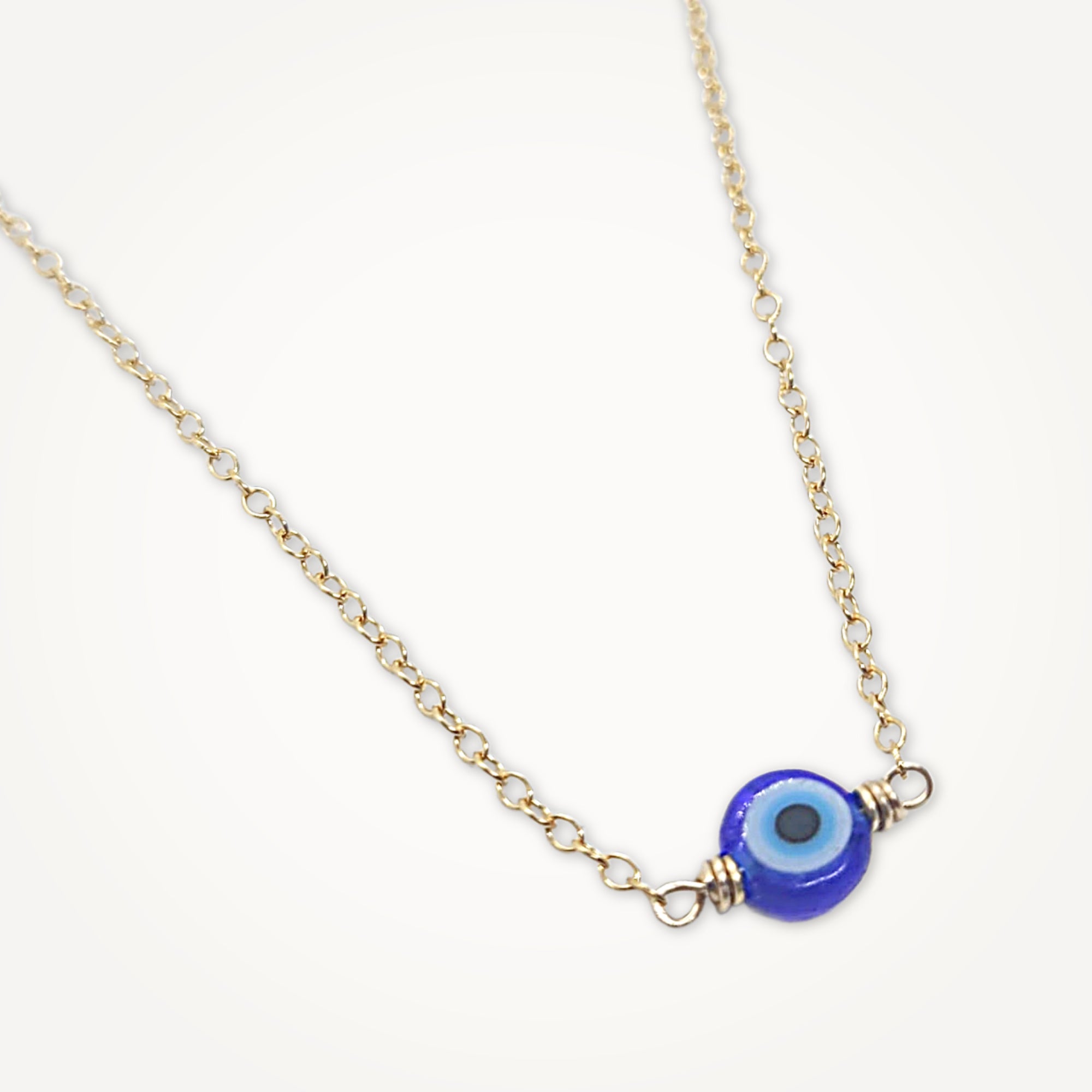 Teeny Tiny Evil Eye Necklace New Orleans Jewelry Shop Beatrixbell Handcrafted Jewelry Gift
