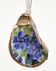 Forget-Me-Not Floral Ornament • Oyster Shell