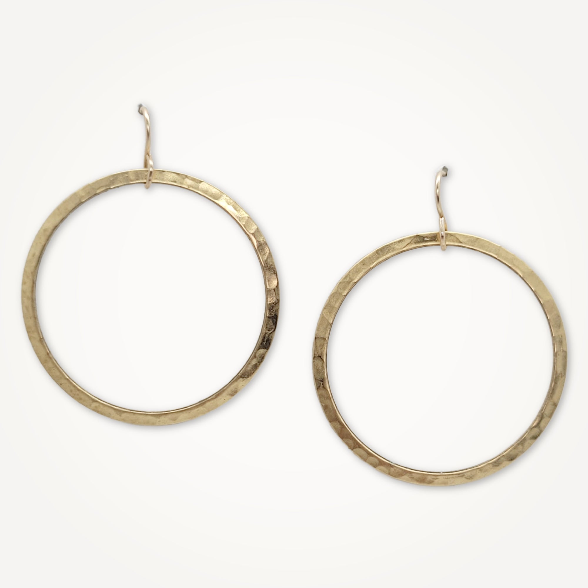 Gold Hoop Earrings • Large