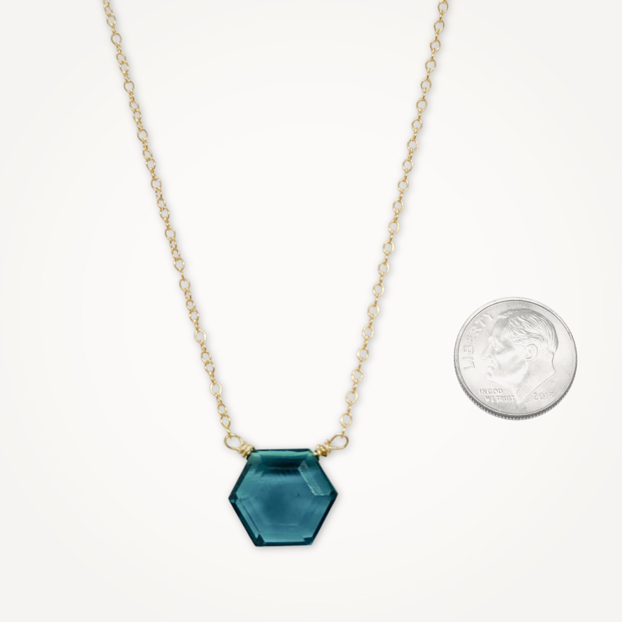 Hexagon Necklace • Choice of Color