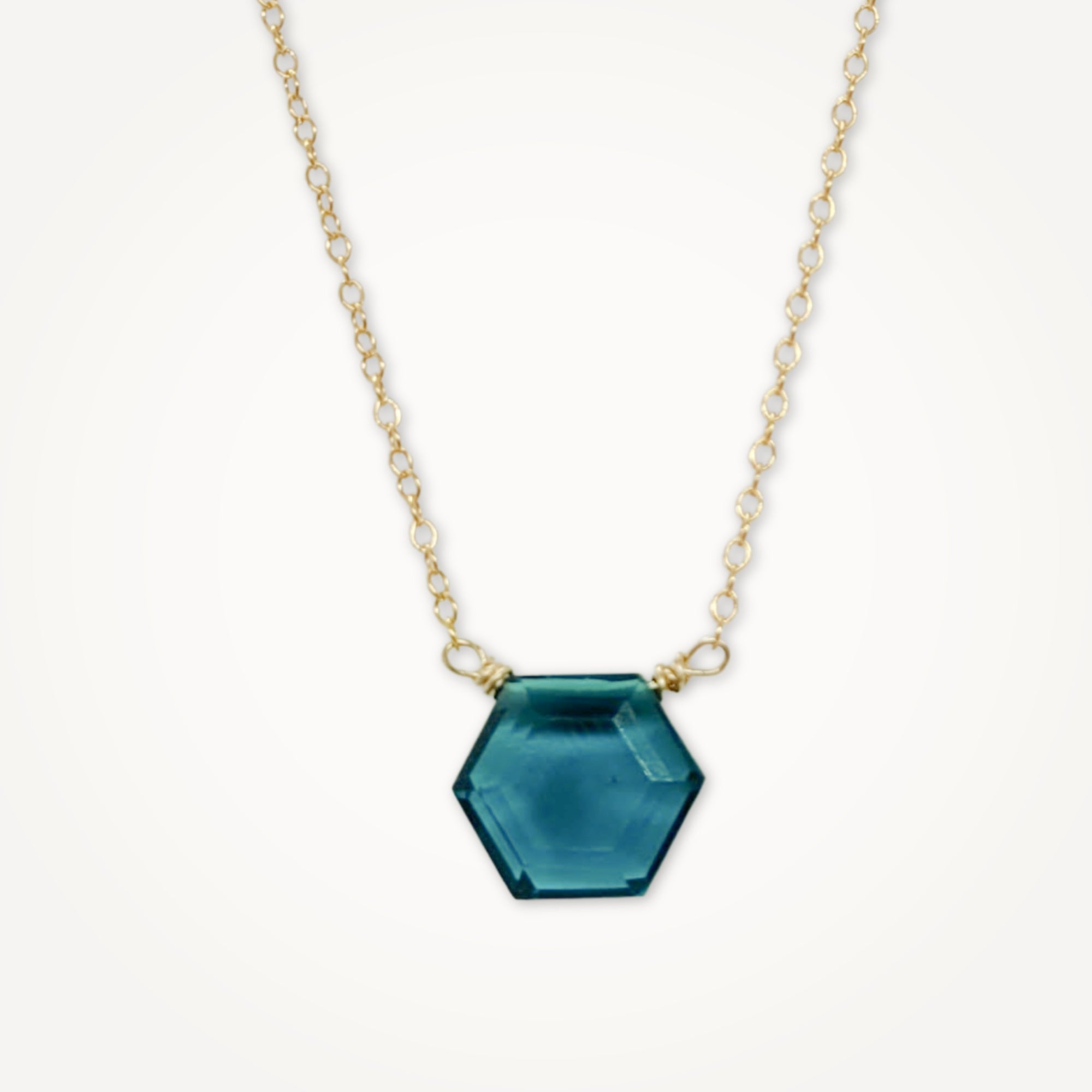 Hexagon Necklace • Choice of Color