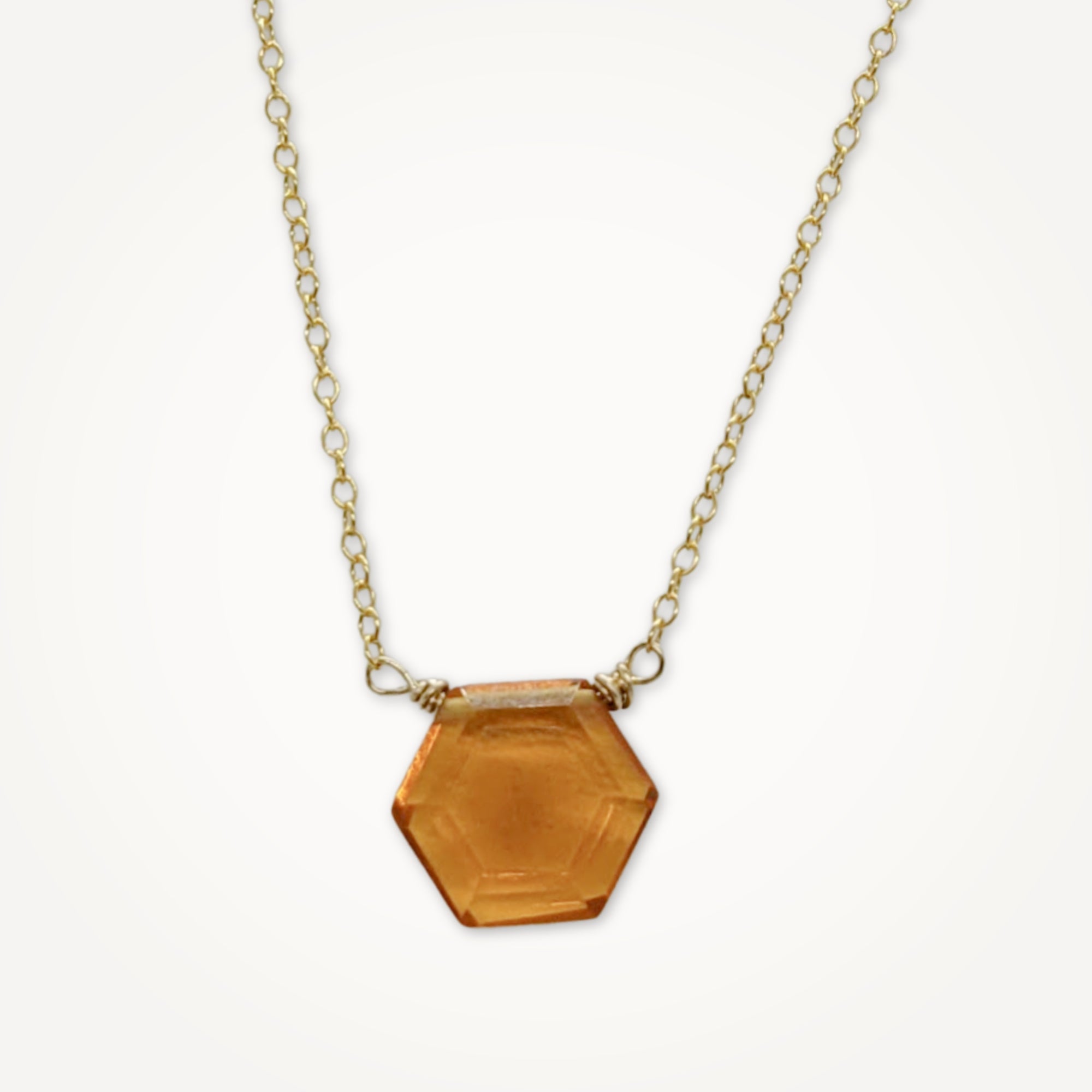 Hexagon Necklace • Choice of Color
