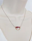 Horizon Necklace • Pink Tourmaline