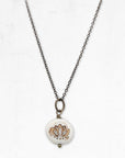 Simple Lotus Pendant Necklace