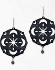 Celestial Mandala Earrings • Starburst