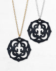 Celestial Mandala Necklace • Fleur de Lis