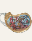Vintage Mardi Gras Float Ornament • Oyster Shell