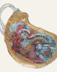 Vintage Mardi Gras Float Ornament • Oyster Shell