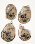 Vintage Mardi Gras Ornament • Oyster Shell
