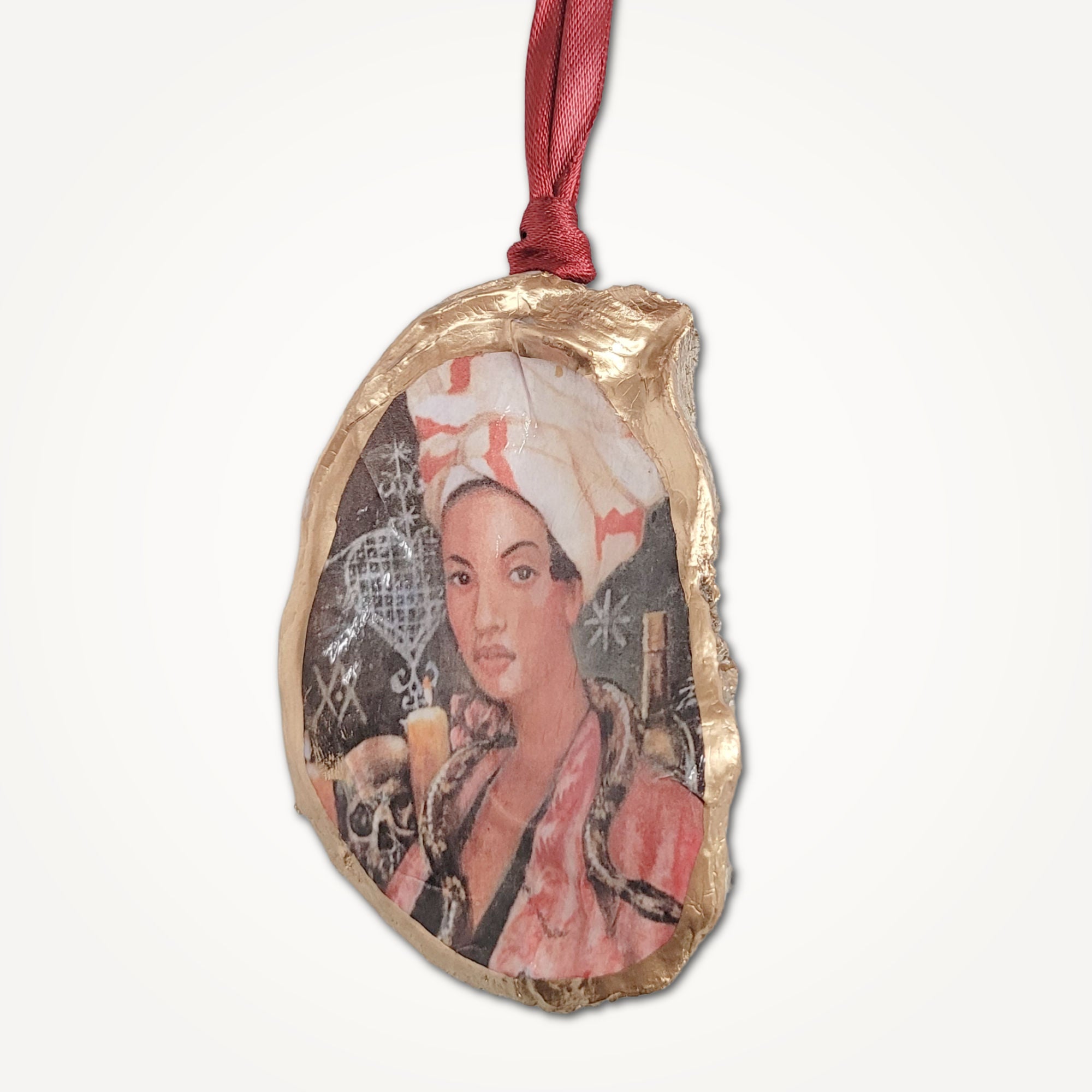 Marie Laveau Ornament • Oyster Shell