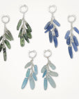 Mediterranean Huggie Earrings • Choice of Stone