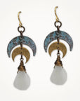 Moonwalk Crescent Earrings