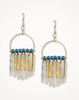 Auric Arc Beaded Earrings