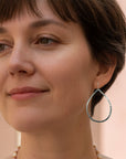 Organic Teardrop Earrings • Large